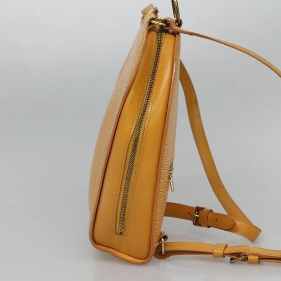 LOUIS VUITTON Epi Mabillon Backpack Yellow LV Auth - Picture 5 of 16